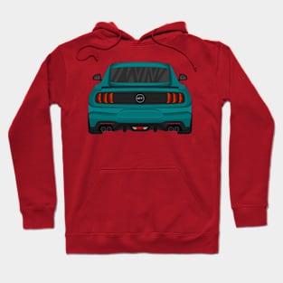 MUSTANG GT TEAL Hoodie